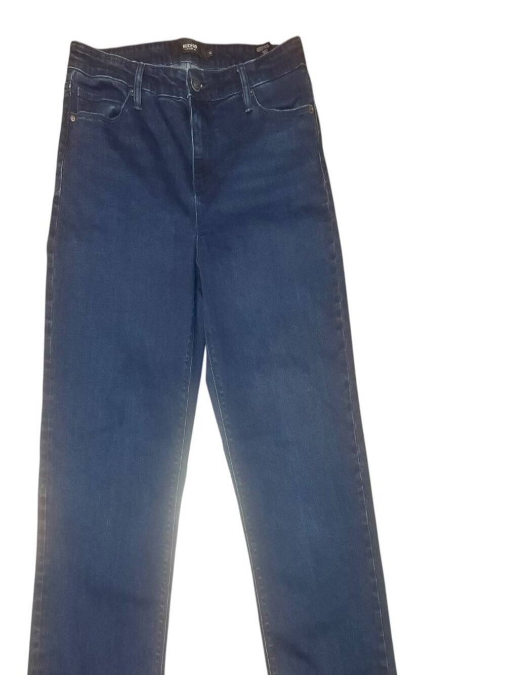 Hudson Los Angeles Women’s Size 12 Dark Wash Straight Leg Jeans 27” Inseam